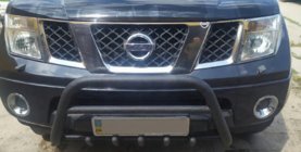 Nissan Navara 2006–2015 Bullbar WT003 Black (nerez) fotografia 3