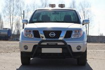 Nissan Pathfinder R51 2005–2014 Bullbar WT003 Black (nerez) fotografia 5