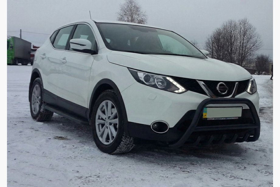 Nissan Qashqai 2014–2021 Bullbar WT003 Black (nerez) Image