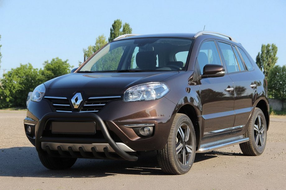 Renault Koleos 2008–2016 Predný ochranný rám WT003 Black (nerez) Fotografia 1