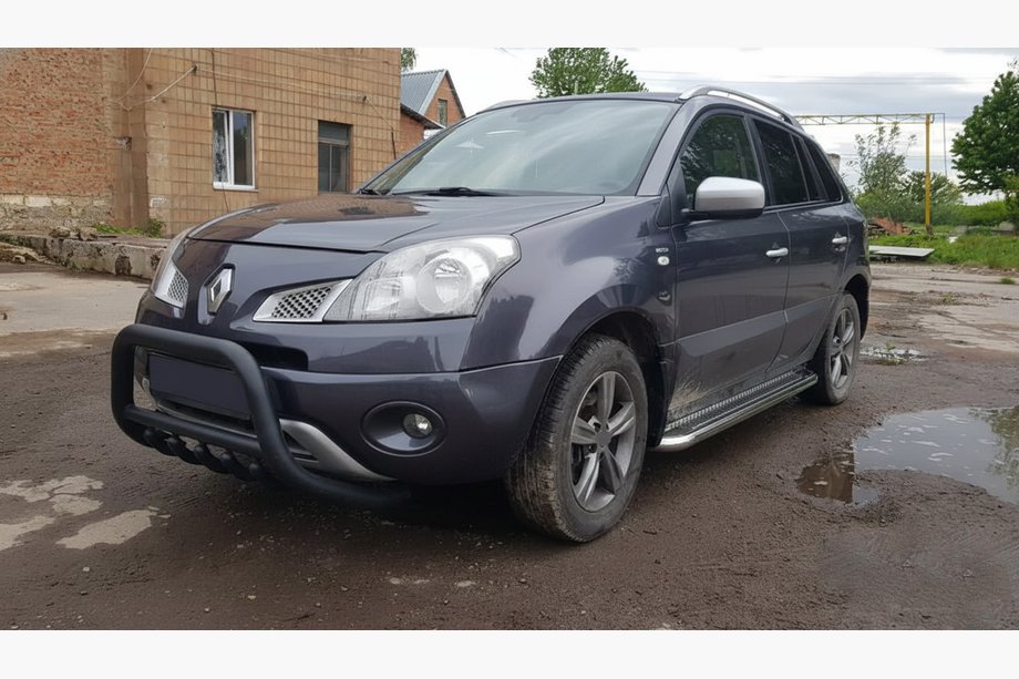 Renault Koleos 2008–2016 Predný ochranný rám WT003 Black (nerez) Fotografia 7