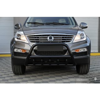 Bullbar WT003 Black (nerez) SsangYong Rexton I 2001–2017 fotografia 1