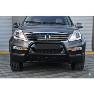 Bullbar WT003 Black (nerez) SsangYong Rexton I 2001–2017 fotografia 4