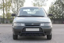 VAZ 2110-21115 1995–2015 Predný ochranný rám (bullbar) WT003 Black 60 mm (nerez) fotografia 3