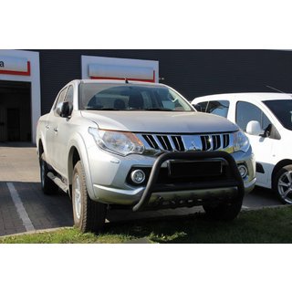 Bullbar WT003 Black (nerez) Mitsubishi L200 2015–2024 fotografia 4