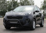 Kia Sportage 2015–2021 Bullbar WT003 Black (nerez) fotografia 1