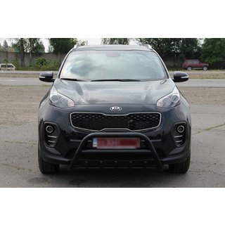 Bullbar WT003 Black (nerez) Kia Sportage 2015–2021 fotografia 4