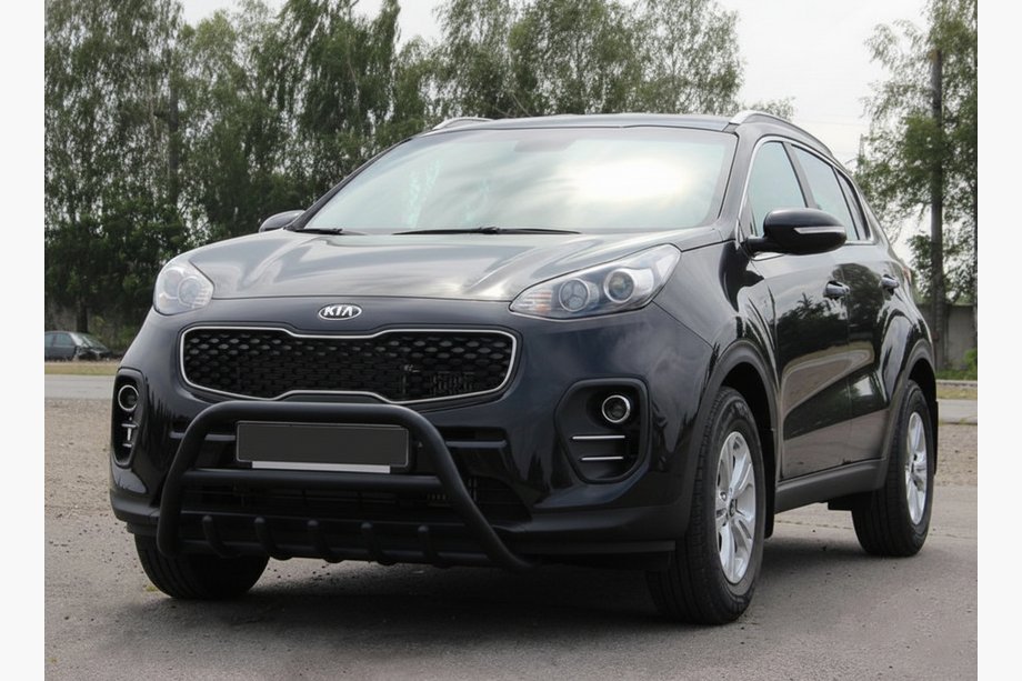 Kia Sportage 2015–2021 Bullbar WT003 Black (nerez) Image