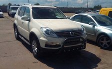 SsangYong Rexton I 2001–2017 Predný ochranný rám WT004 Black (nerez) fotografia 3