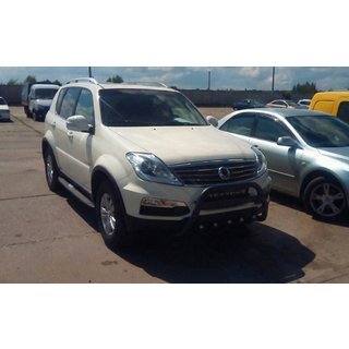 Predný ochranný rám WT004 Black (nerez) SsangYong Rexton I 2001–2017 fotografia 3