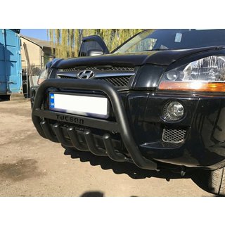 Kengurin WT004 Black (nerez) Hyundai Tucson JM 2004– fotografia 1