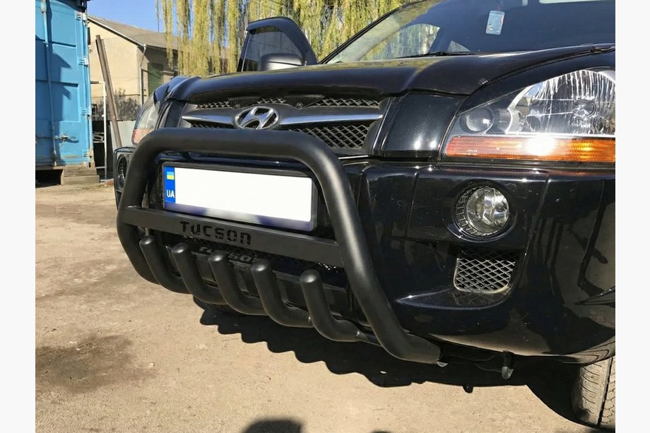 Hyundai Tucson JM 2004– Kengurin WT004 Black (nerez) Image