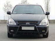 Kia Carnival 2002–2013 Predný ochranný rám WT004 Black (nerez) fotografia 1