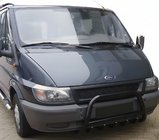 Ford Transit 2000–2014 Ochranný rám (bullbar) WT003 Black (2000-2006, nerez) fotografia 1