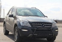 Mercedes ML W164 2005–2011 Predný ochranný rám WT003 Black (nerez) fotografia 3