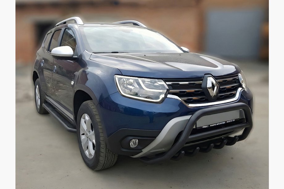 Dacia Duster 2018–2024 Kengurín bez nápisu WT003 Black (nerez) Image