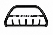 Dacia Duster 2018–2024 Predný ochranný rám s nápisom WT004 Black (nerezová oceľ) fotografia 2