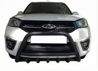 Chery Tiggo 3 2005– Bullbar WT003 Black (nerez) fotografia 1
