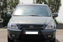 Kia Carnival 2002–2013 Bullbar WT003 Black (nerez) fotografia 1