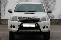Toyota Hilux 2006–2015 Bullbar WT003 Black (nerez) fotografia 1