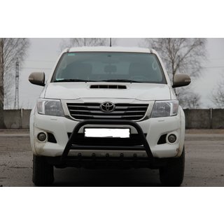 Bullbar WT003 Black (nerez) Toyota Hilux 2006–2015 fotografia 1