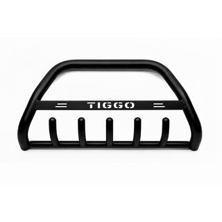 Predný ochranný rám WT004 Black (nerez) Chery Tiggo 3 2005–