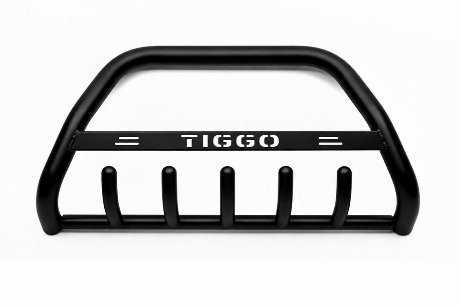 Chery Tiggo 1 2005–2016 Predný ochranný rám WT004 Black (nerez) Image