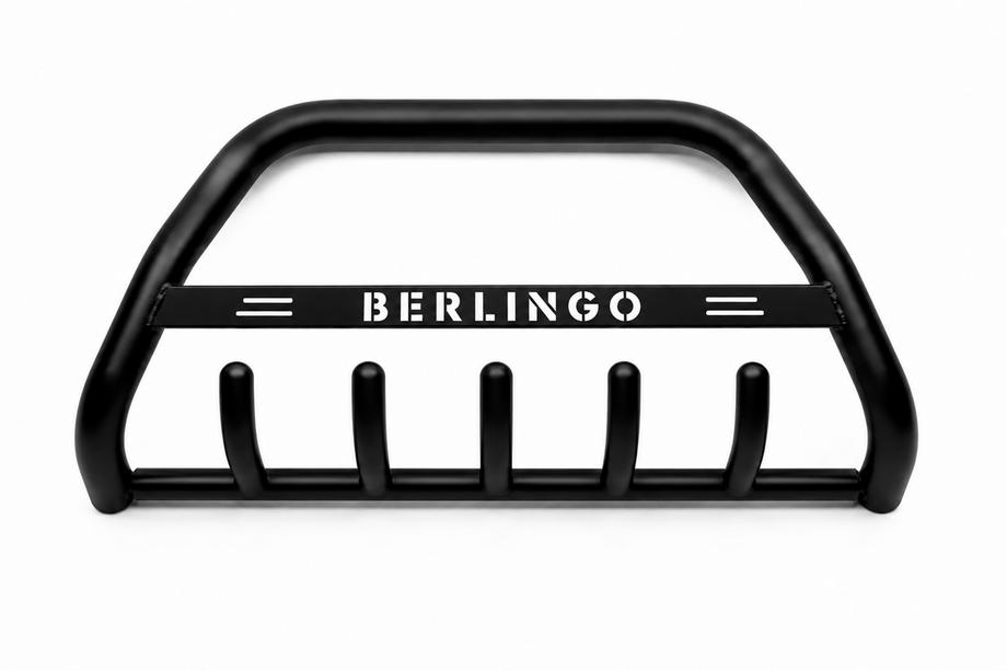 Citroen Berlingo 1996–2008 Predný ochranný rám WT004 Black (nerez) Image