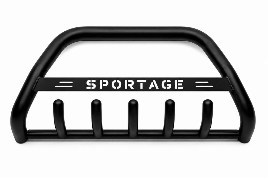 Kia Sportage 2015–2021 Predný ochranný rám WT004 Black (nerez) Image