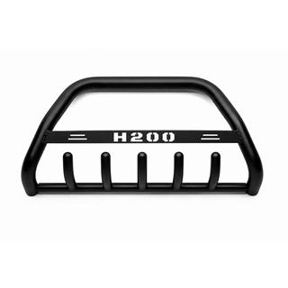 Predný ochranný rám WT004 Black (nerez) Hyundai H200, H1, Starex 1998–2007 fotografia 1
