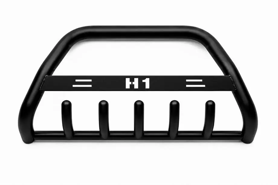 Hyundai H300, H1, Starex 2008–2020 Predný ochranný rám WT004 Black (nerez) Fotografia 3