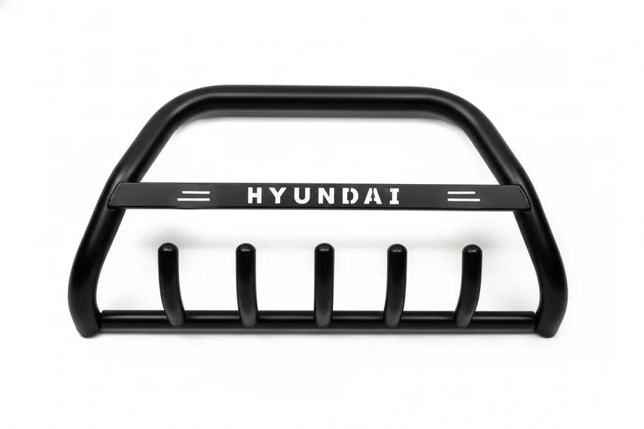 Hyundai H300, H1, Starex 2008–2020 Predný ochranný rám WT004 Black (nerez) Fotografia 5