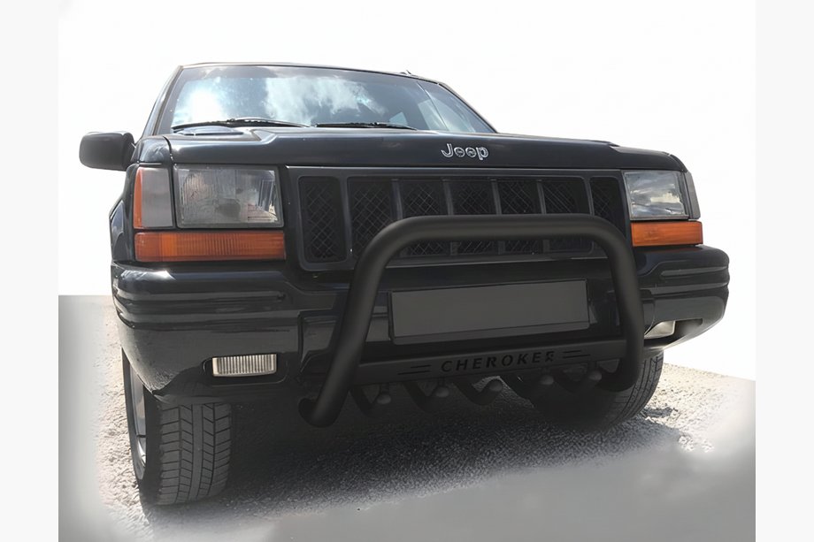 Jeep Grand Cherokee WJ 1999–2004 Predný ochranný rám WT004 Black (nerez) Image