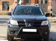 Mitsubishi Outlander 2001–2006 Bullbar WT003 Black (nerez) fotografia 3