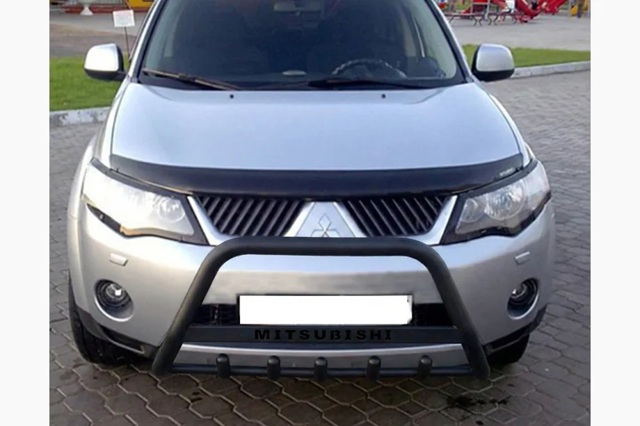 Mitsubishi Outlander 2006–2012 Predný ochranný rám WT004 Black (nerez) Image