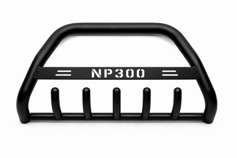 Nissan NP300 1999–2015 Predný ochranný rám WT004 Black (nerez) Image