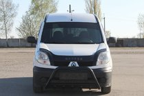 Renault Kangoo 1998–2008 Predný ochranný rám WT004 Black (nerez) fotografia 1