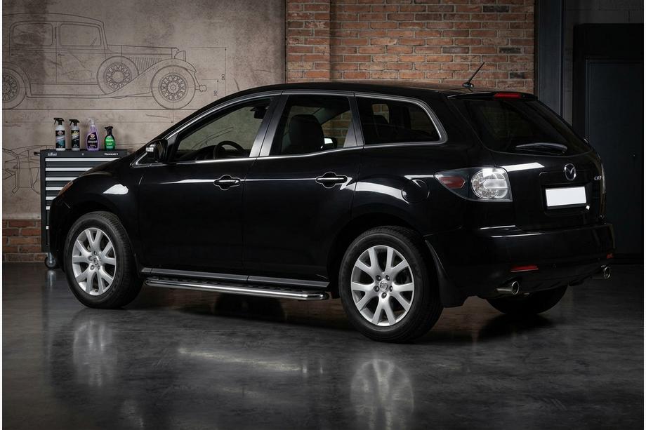 Mazda CX-7 2006–2012 Bočné nášľapy Maydos V1 (2 ks, nerez) Image