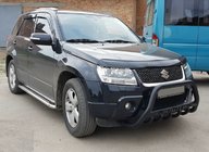 Suzuki Grand Vitara 2005–2017 Predný ochranný rám WT004 Black (nerez) fotografia 4
