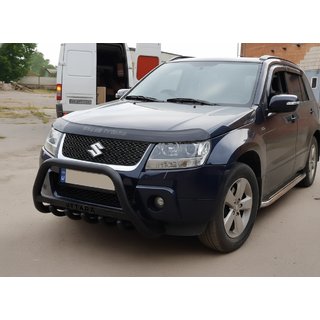 Predný ochranný rám WT004 Black (nerez) Suzuki Grand Vitara 2005–2017 fotografia 1