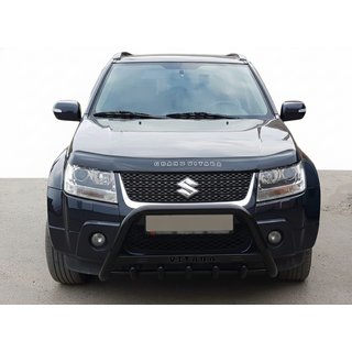 Predný ochranný rám WT004 Black (nerez) Suzuki Grand Vitara 2005–2017 fotografia 3