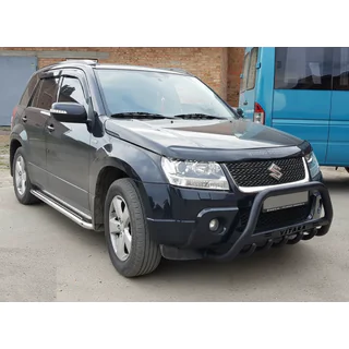 Predný ochranný rám WT004 Black (nerez) Suzuki Grand Vitara 2005–2017 fotografia 4