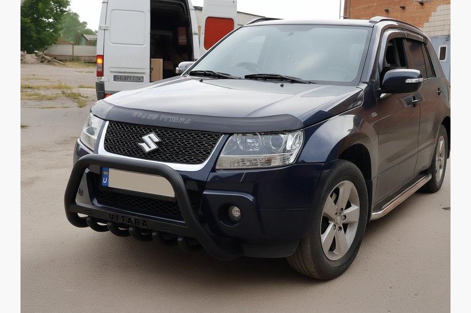 Suzuki Grand Vitara 2005–2017 Predný ochranný rám WT004 Black (nerez) Image
