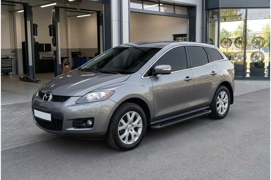 Mazda CX-7 2006–2012 Bočné nášľapy Allmond Black (2 ks, hliník) Image
