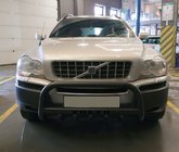Volvo XC90 2002–2014 Predný ochranný rám WT004 Black (nerez) fotografia 1