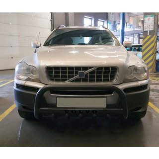 Predný ochranný rám WT004 Black (nerez) Volvo XC90 2002–2014 fotografia 1