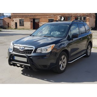 Bullbar WT003 Black (nerez) Subaru Forester 2013–2018 fotografia 1