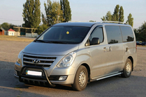 Hyundai H300, H1, Starex 2008–2020 Bullbar WT003 Black (nerez) fotografia 3