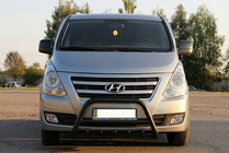 Hyundai H300, H1, Starex 2008–2020 Bullbar WT003 Black (nerez) fotografia 1