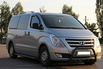 Hyundai H300, H1, Starex 2008–2020 Bullbar WT003 Black (nerez) fotografia 4